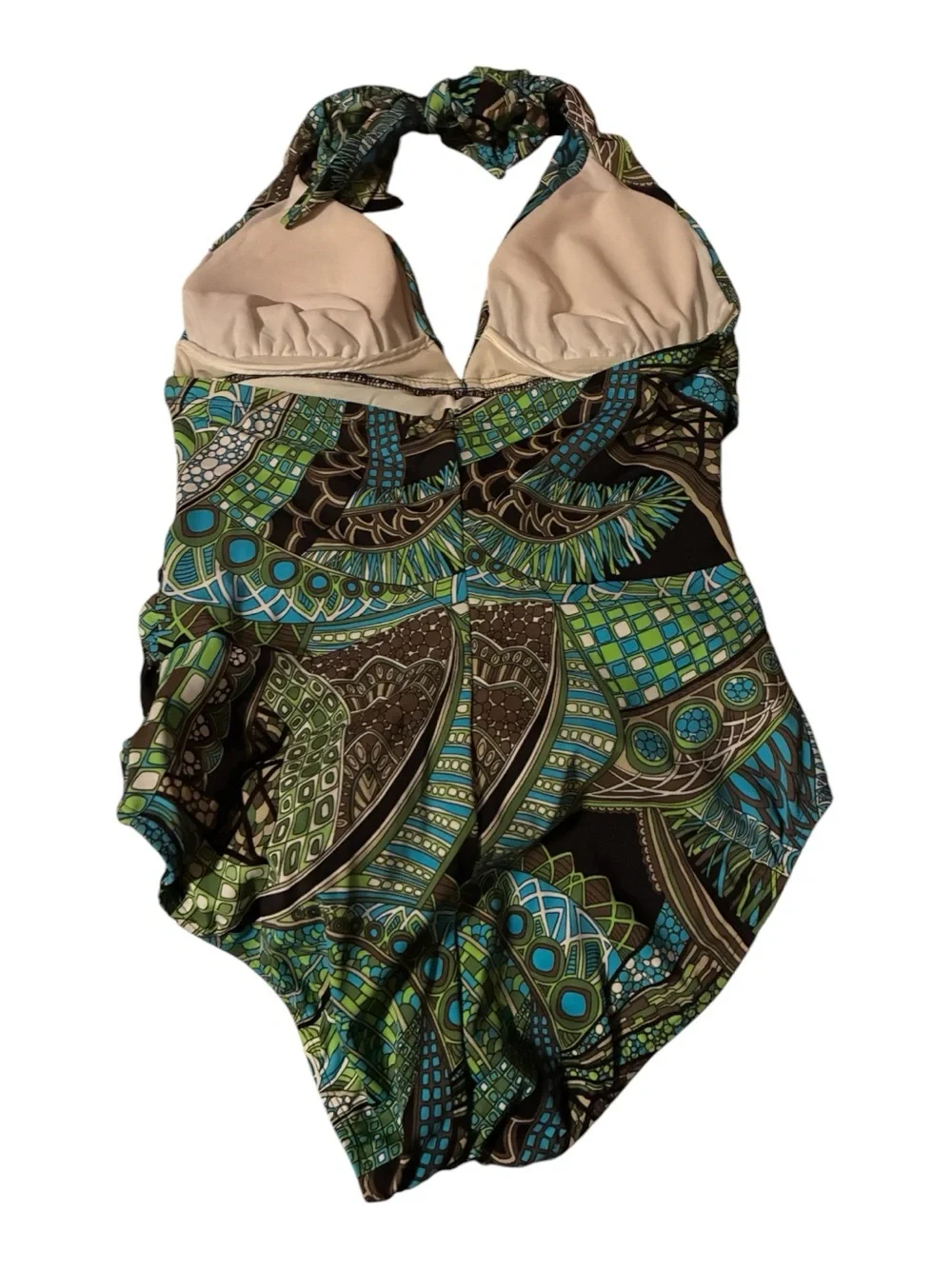 NWT LEILANI ONE PIECE  HALTER NECK SWIMSUIT SIZE 6